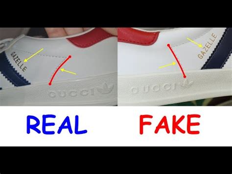 adidas gazelle fake vs real|real vs fake Adidas.